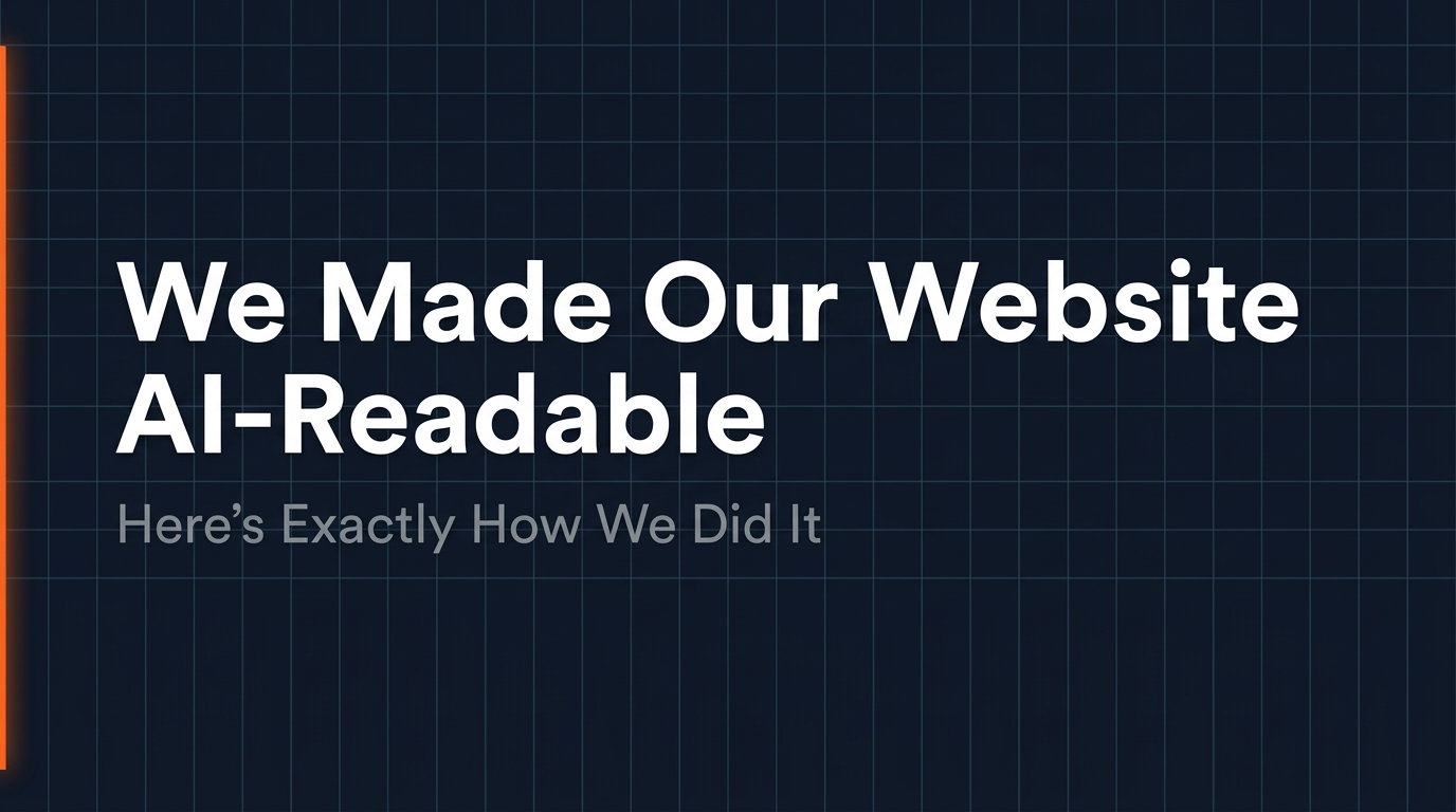 How to make your website AI-readable — the three-layer content stack