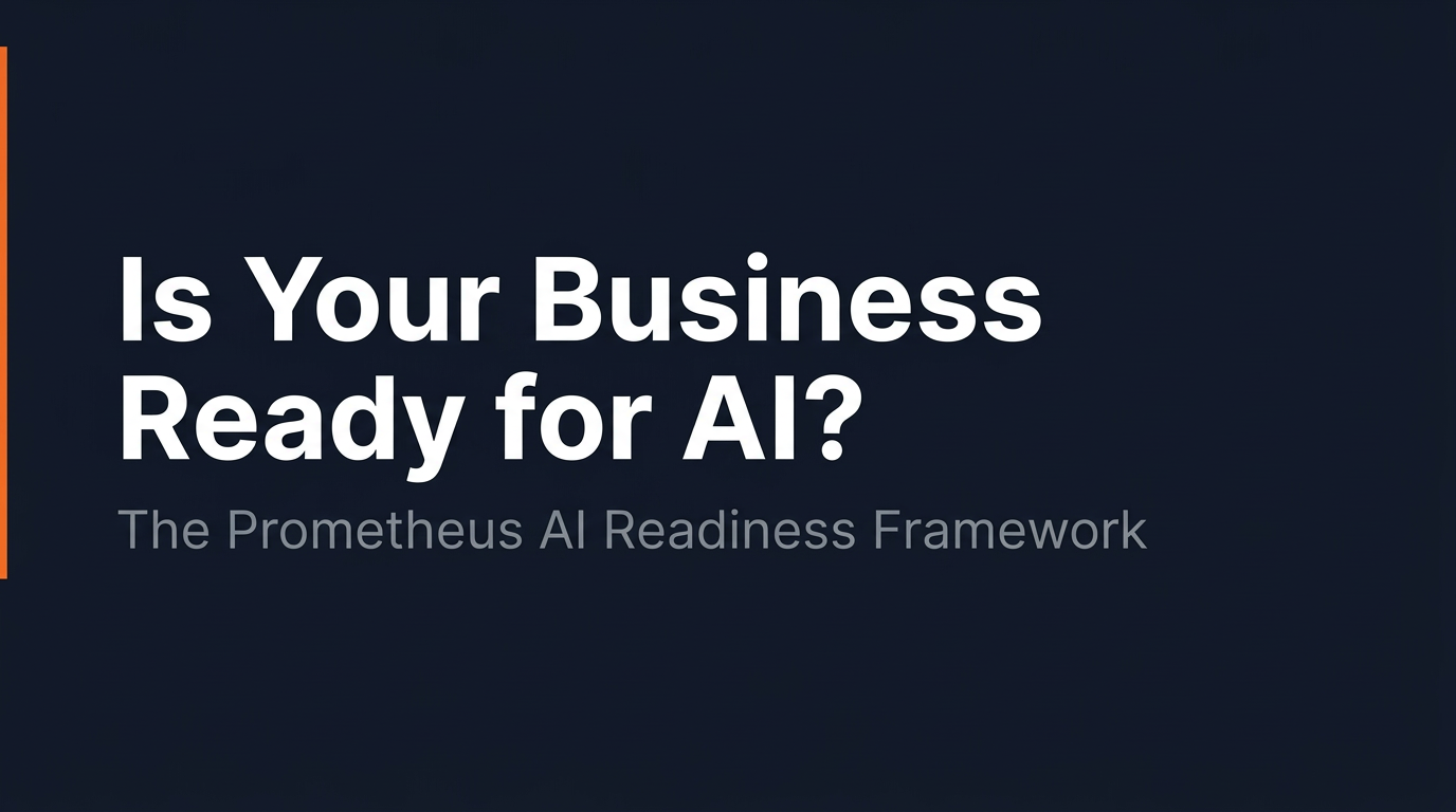 AI Readiness Assessment: A Framework for Growing Businesses