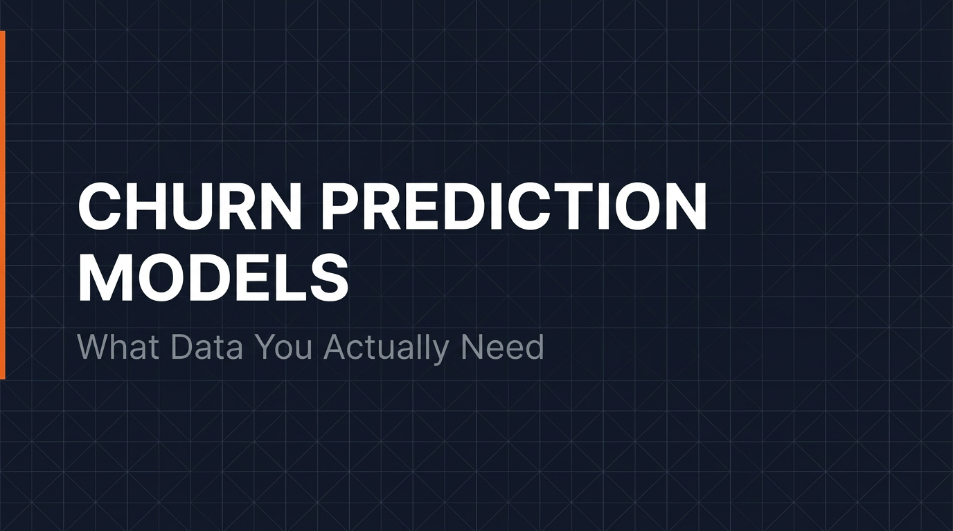 Cover image for churn prediction model guide